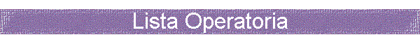 Lista Operatoria