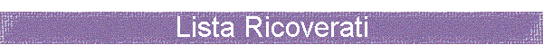 Lista Ricoverati