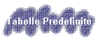 Tabelle Predefinite